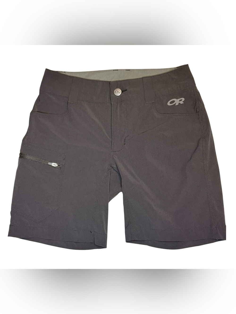 Outdoor Research Gray Hiking Trail Shorts Stretch Women’s Size 0